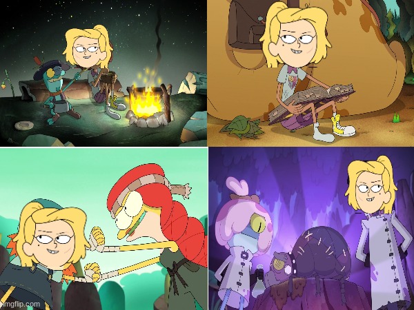 If Season 3A had shorts focusing on leading the resistance & more bonding | image tagged in amphibia,disney,amphibia | made w/ Imgflip meme maker