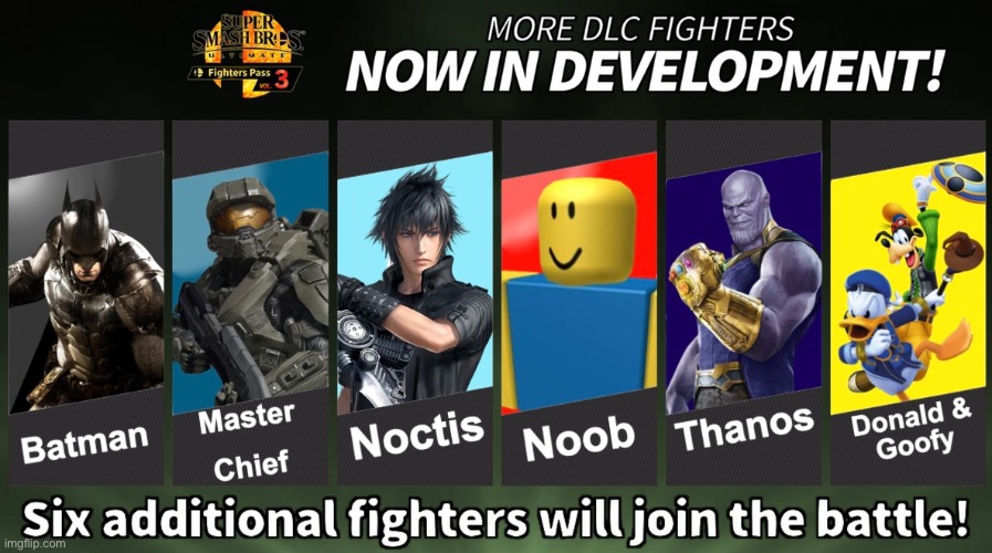 Fighters Pass Vol. 3 | image tagged in super smash bros | made w/ Imgflip meme maker