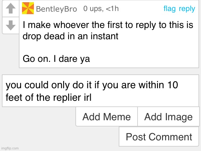 he deleted it that’s why | made w/ Imgflip meme maker