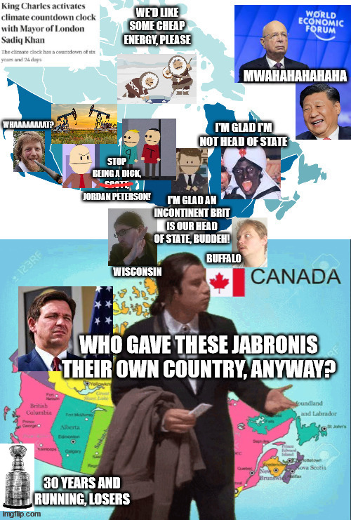 Seriously, if you don't fight for your independence, you don't deserve to be a sovereign entity #annexcanada | 30 YEARS AND RUNNING, LOSERS | image tagged in usa,canada,america vs canada,john travolta,stanley cup | made w/ Imgflip meme maker
