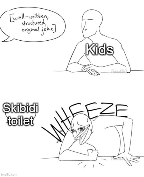 Bruh | Kids; Skibidi toilet | image tagged in wheeze,funny memes,fun,watermelon,relatable,relatable memes | made w/ Imgflip meme maker