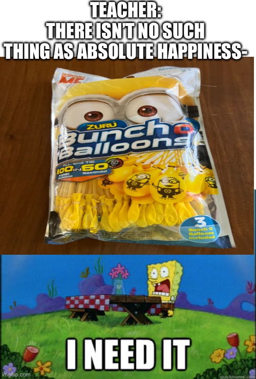 spongebob i need it picture