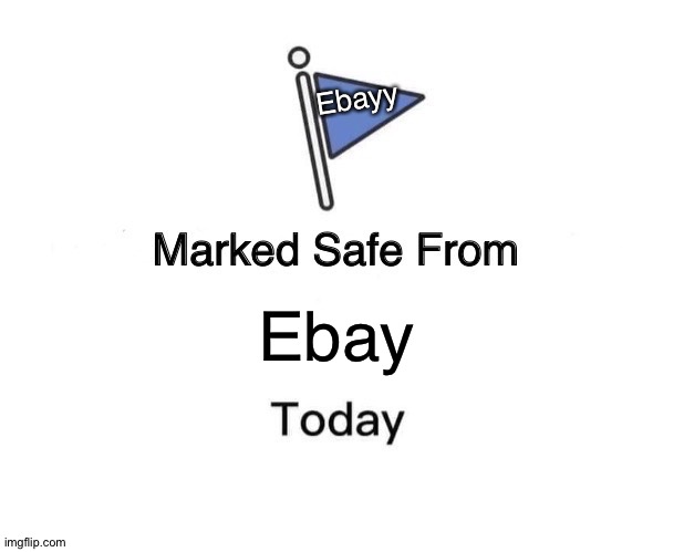Marked Safe From Meme | Ebay Ebayy | image tagged in memes,marked safe from | made w/ Imgflip meme maker
