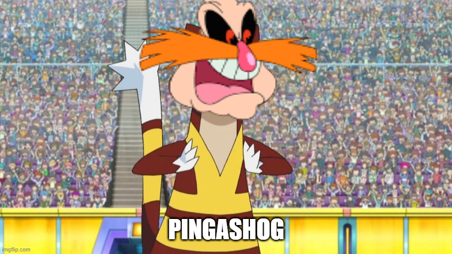 pingashog pokemon parody | PINGASHOG | image tagged in watchog focusing,pingas,pokemon,who killed hannibal,nintendo | made w/ Imgflip meme maker