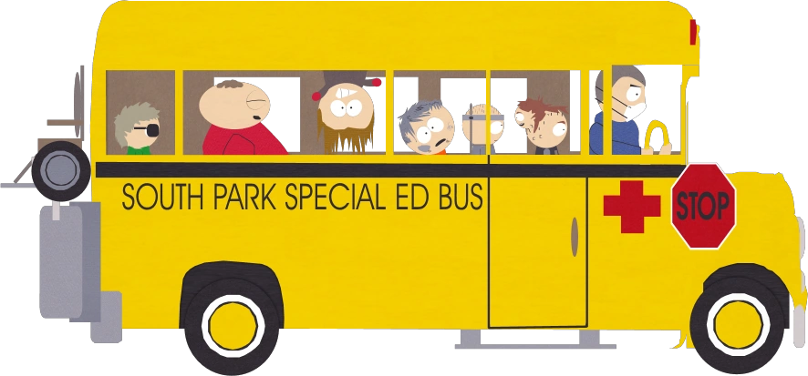 High Quality Special Ed School Bus | South Park Archives | Fandom Blank Meme Template