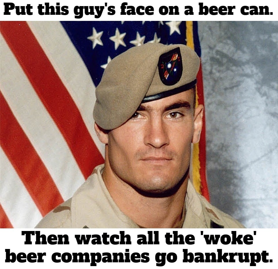 Put this guy's face on a beer can. | image tagged in pat tillman,patriot,hero,guy beer,normal,all gave some | made w/ Imgflip meme maker