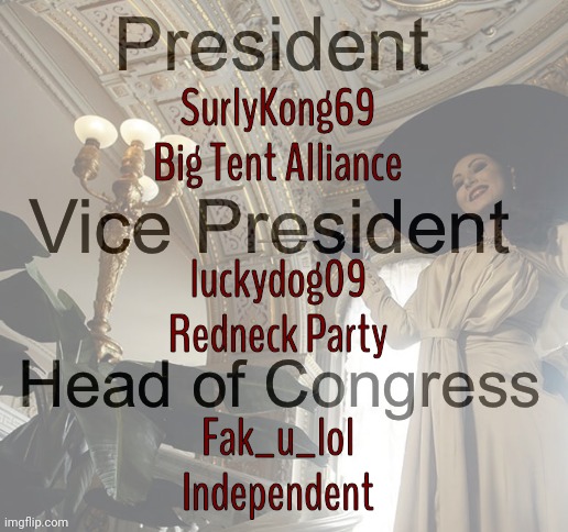 Modda's voting ballot 06/30/23 | SurlyKong69
Big Tent Alliance; luckydog09
Redneck Party; Fak_u_lol
Independent | image tagged in voting ballot,imgflip presidents election june 30 2023,surlykong69,luckydog09,fak u lol | made w/ Imgflip meme maker