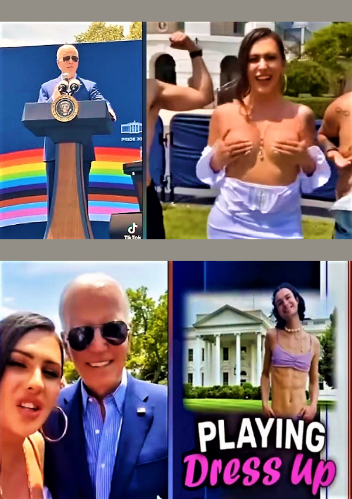 Joe Biden loves pride month Blank Meme Template