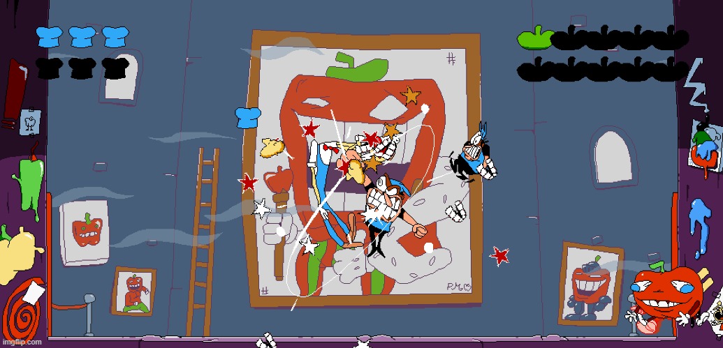 debug mode is wild | image tagged in pizza tower | made w/ Imgflip meme maker