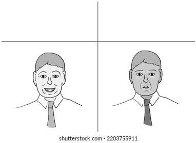Man face Blank Template - Imgflip