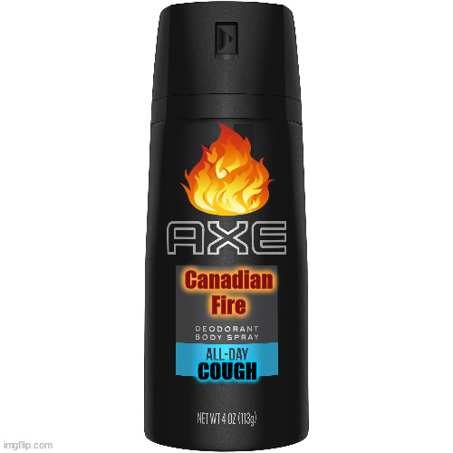 Axe Canadian | Canadian
Fire; COUGH | image tagged in canadian,wildfire,smoke,axe,fire | made w/ Imgflip meme maker