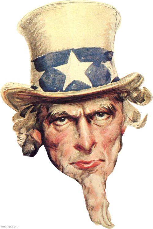 Uncle Sam Head | image tagged in uncle sam head,uncle sam,uncle same wants you | made w/ Imgflip meme maker