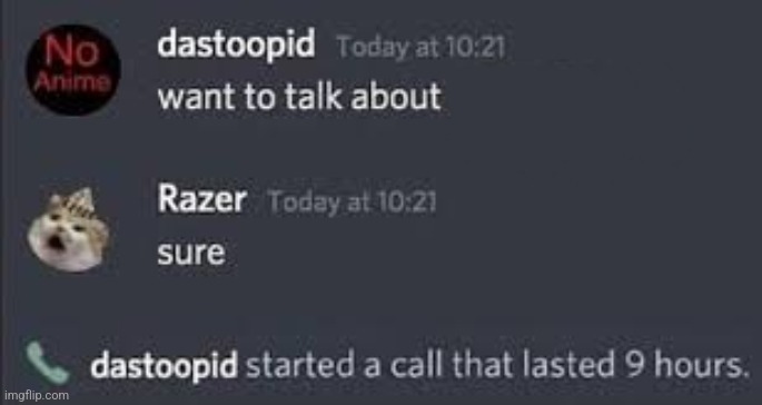 Discord Call | image tagged in discord call | made w/ Imgflip meme maker