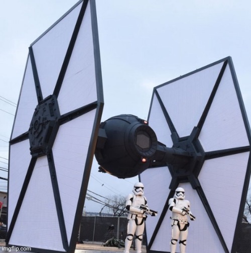 Black Tie Fighter | image tagged in black tie fighter | made w/ Imgflip meme maker