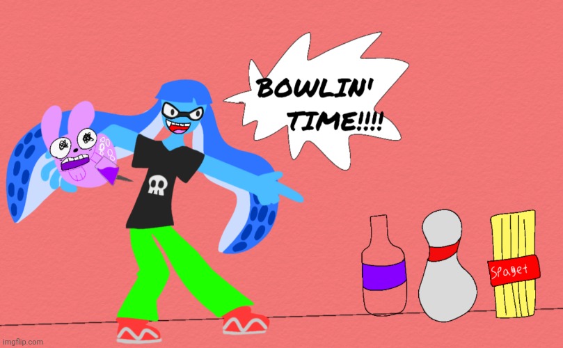 BOWLIN TIME *throws vaxcat* | made w/ Imgflip meme maker