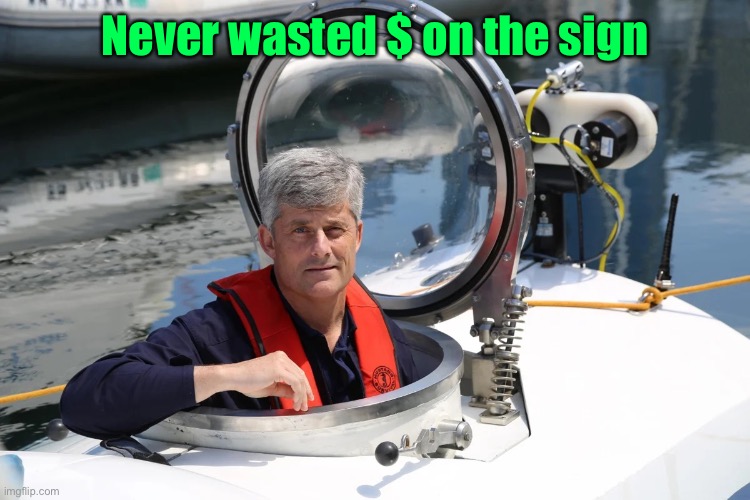 Never wasted $ on the sign | made w/ Imgflip meme maker