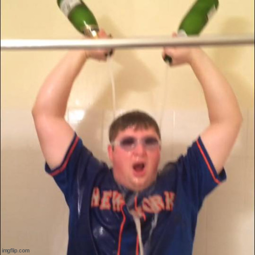 Champagne Shower  | image tagged in champagne shower | made w/ Imgflip meme maker