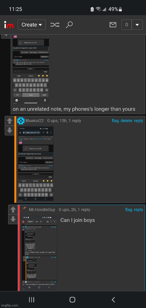 Long phone gang | made w/ Imgflip meme maker