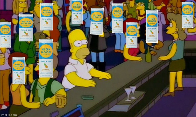 Homer simpon in bar | image tagged in homer simpsons in bar | made w/ Imgflip meme maker