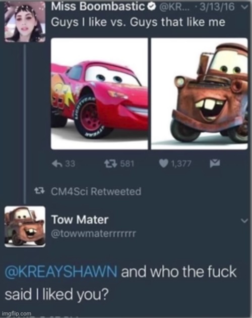 #2,273 | image tagged in roasts,burned,insults,cars,like,guys | made w/ Imgflip meme maker