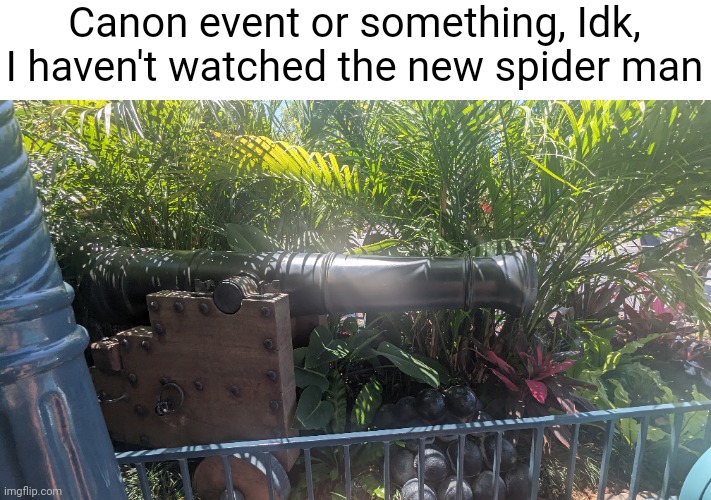 What's all this buzz about | Canon event or something, Idk, I haven't watched the new spider man | image tagged in spiderman,miles morales,spiderman across the spiderverse,spiderverse | made w/ Imgflip meme maker