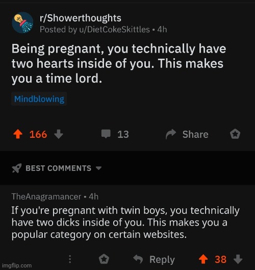 #2,281 | image tagged in comments,cursed,shower thoughts,twins,website,hold up | made w/ Imgflip meme maker