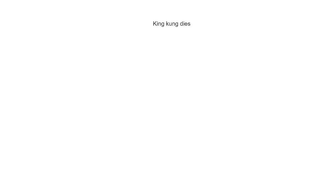 King kung's death Blank Meme Template