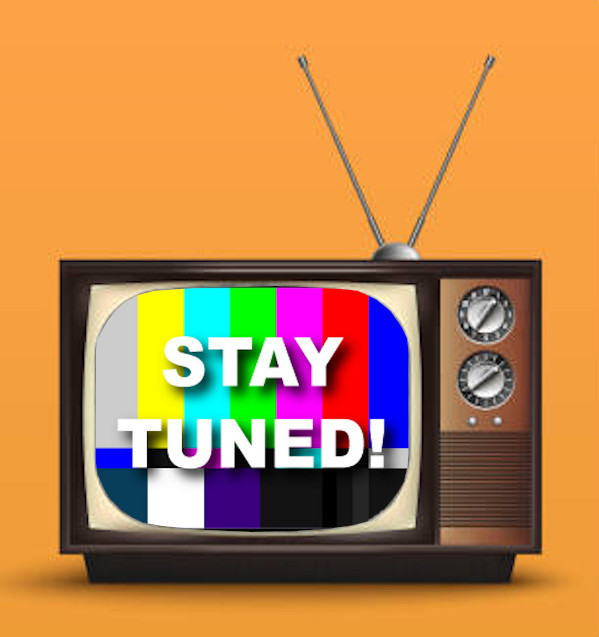 stay tuned in vintage color television Blank Meme Template