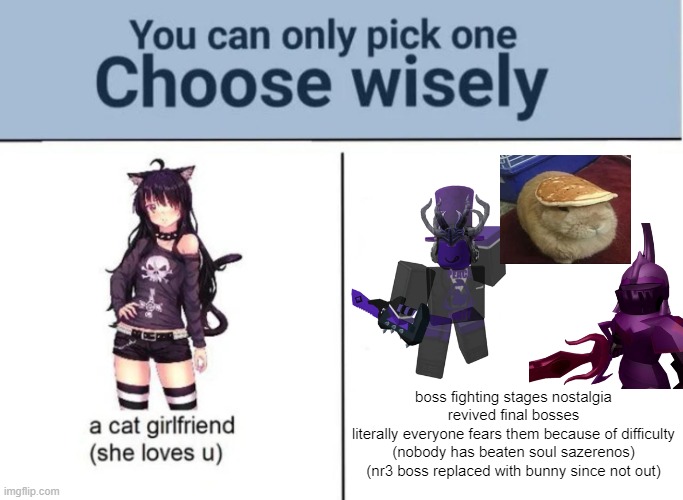 You can only pick one : r/bloxymemes