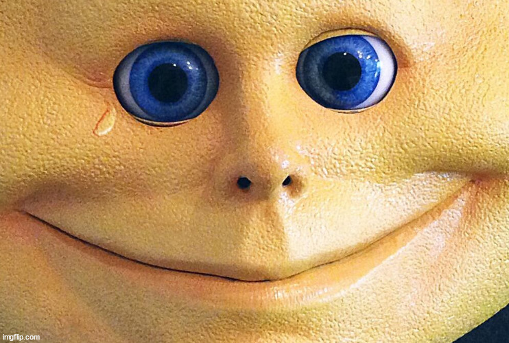 stare into his eyes for 15 minutes and you will go blind | image tagged in memes,eye balls,lemon,cursed | made w/ Imgflip meme maker