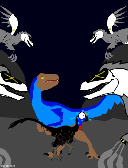 Velocity and Ovi vs Raptor Drones | made w/ Imgflip meme maker