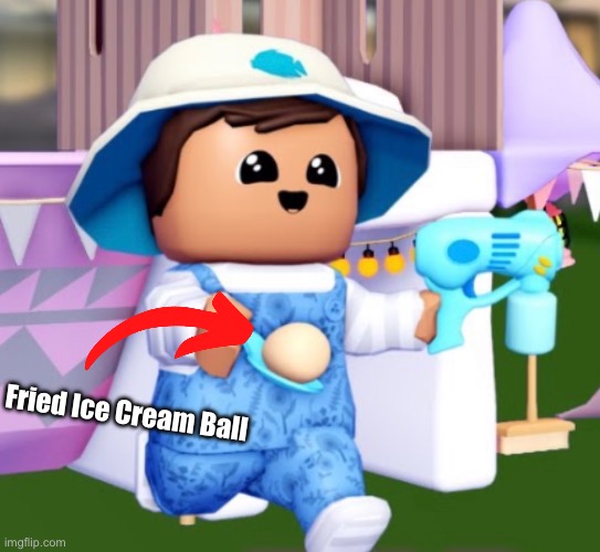 Fried Ice Cream Ball | made w/ Imgflip meme maker