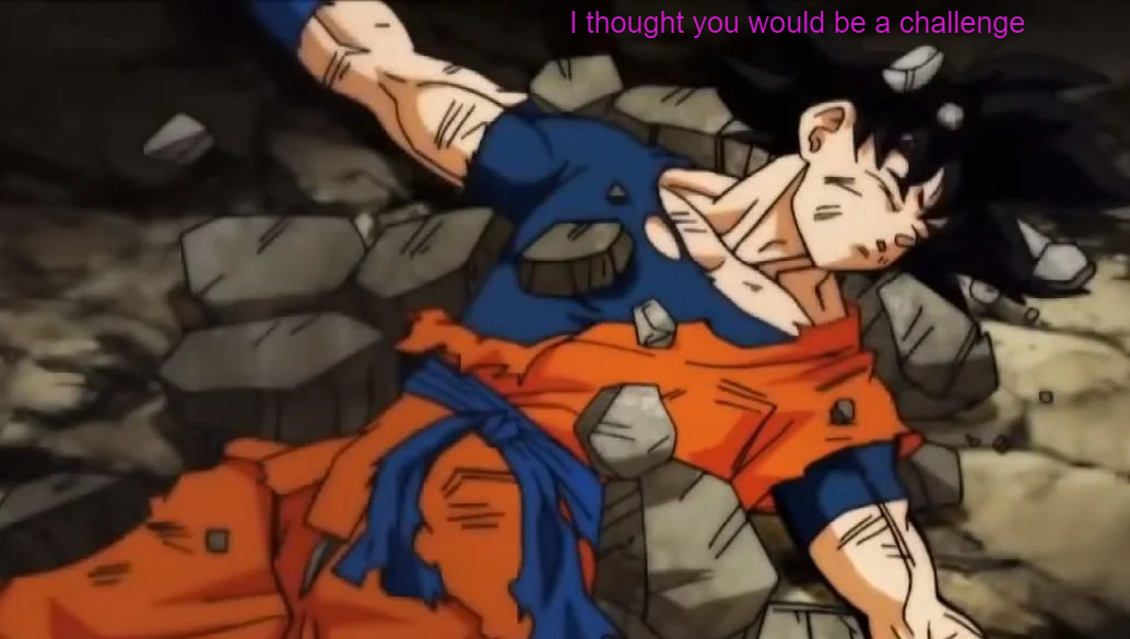 Goku vs Backpack Jaiden Blank Meme Template