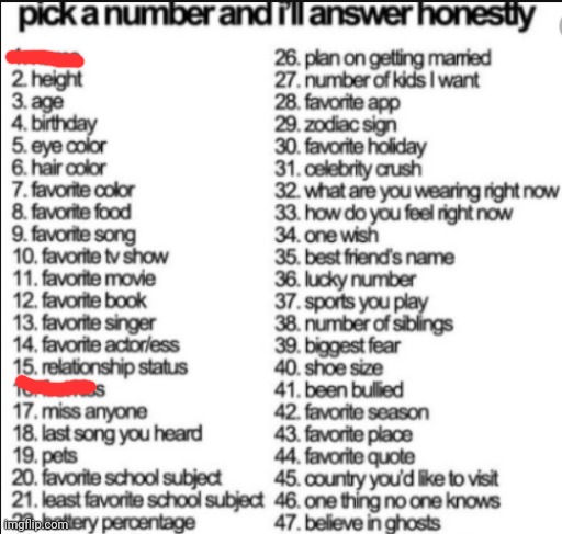 Let's do it. IDC if there's not many people asking. | image tagged in pick a number and i'll answer honestly | made w/ Imgflip meme maker
