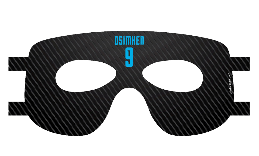 maschera di Osimhen Blank Meme Template