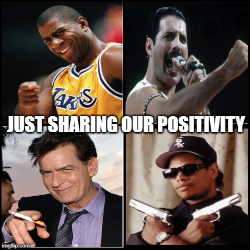 Positive Heroes | JUST SHARING OUR POSITIVITY | image tagged in blank drake format | made w/ Imgflip meme maker