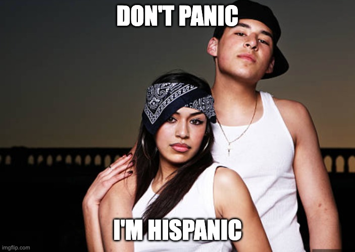 Hispanic Pride | DON'T PANIC; I'M HISPANIC | image tagged in mexico,mexican,south american,latin,latino,spanish | made w/ Imgflip meme maker