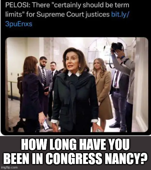 No self-awareness here | HOW LONG HAVE YOU BEEN IN CONGRESS NANCY? | image tagged in hypocrite,nancy pelosi | made w/ Imgflip meme maker