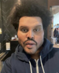 Weeknd Plastic Surgery Stare Blank Meme Template