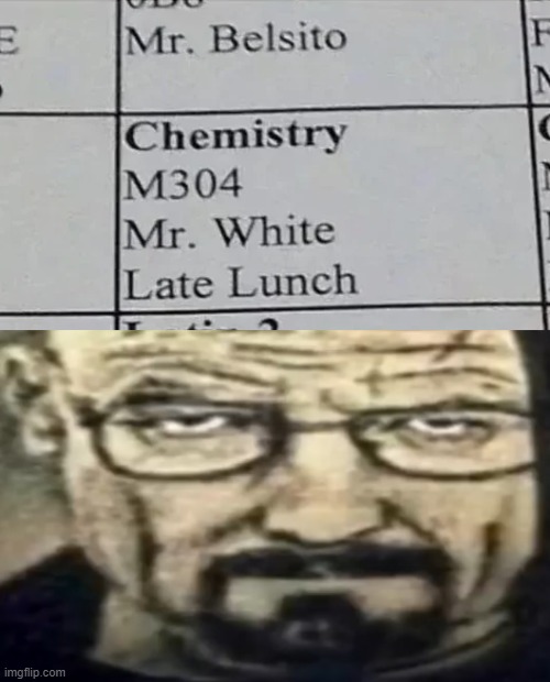 Yo | image tagged in heisenberg haircut | made w/ Imgflip meme maker