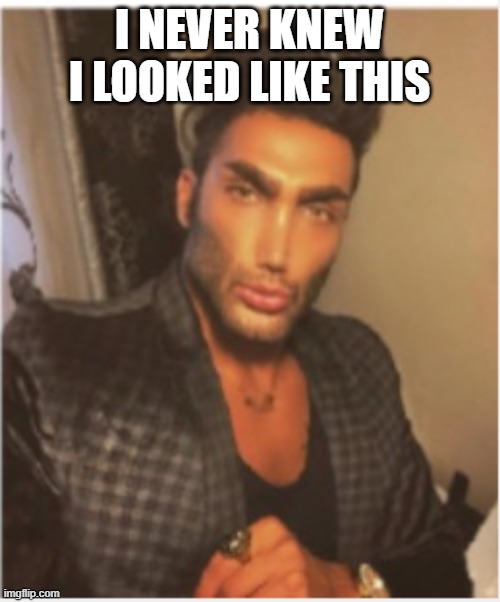 I NEVER KNEW I LOOKED LIKE THIS | made w/ Imgflip meme maker