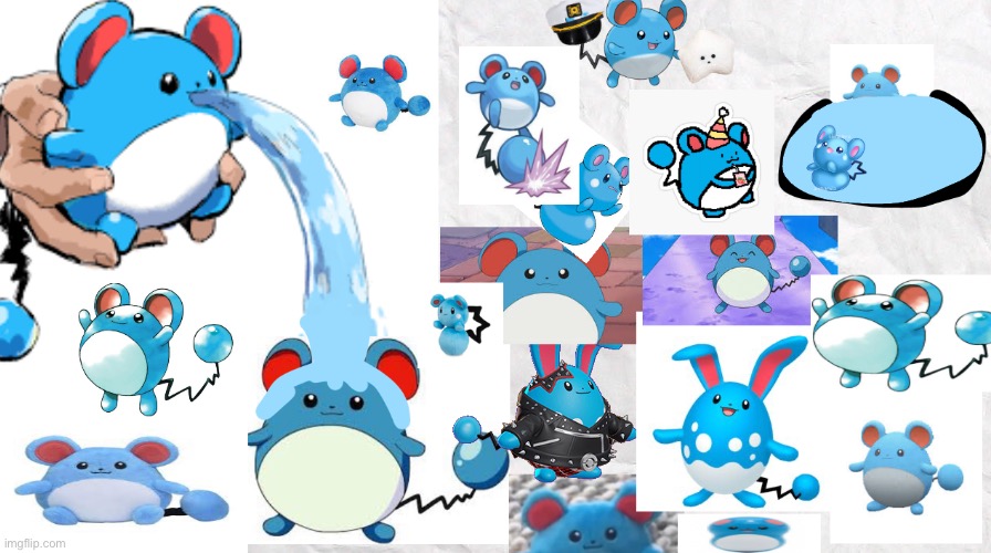 Marill Collage (the end of Marill-Posting) | made w/ Imgflip meme maker