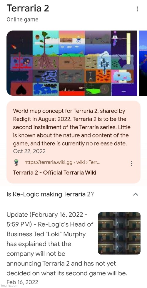 The official Terraria wiki is no longer official