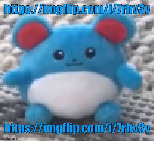 Marill 6 | https://imgflip.com/i/7rbv3v; https://imgflip.com/i/7rbv3v | image tagged in marill 6 | made w/ Imgflip meme maker