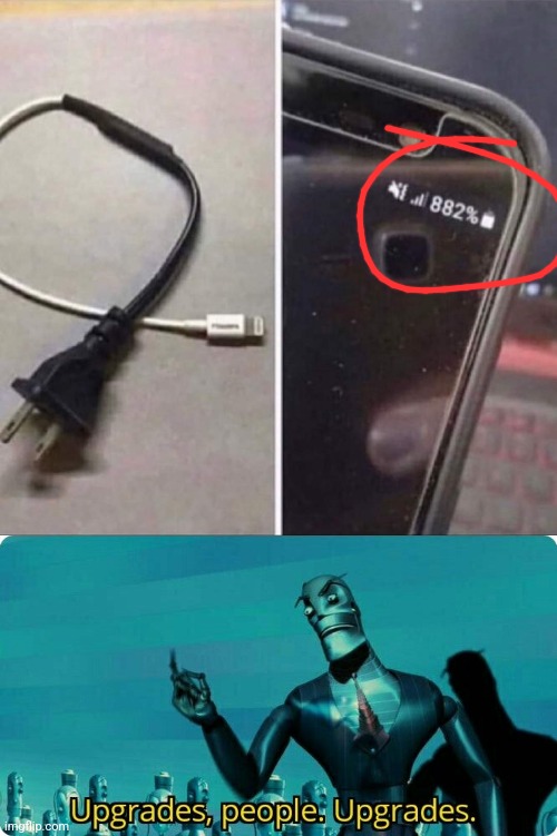 Charging Hack | image tagged in upgrades people upgrades,modern problems require modern solutions,improvise adapt overcome,smartphone,charger,level expert | made w/ Imgflip meme maker