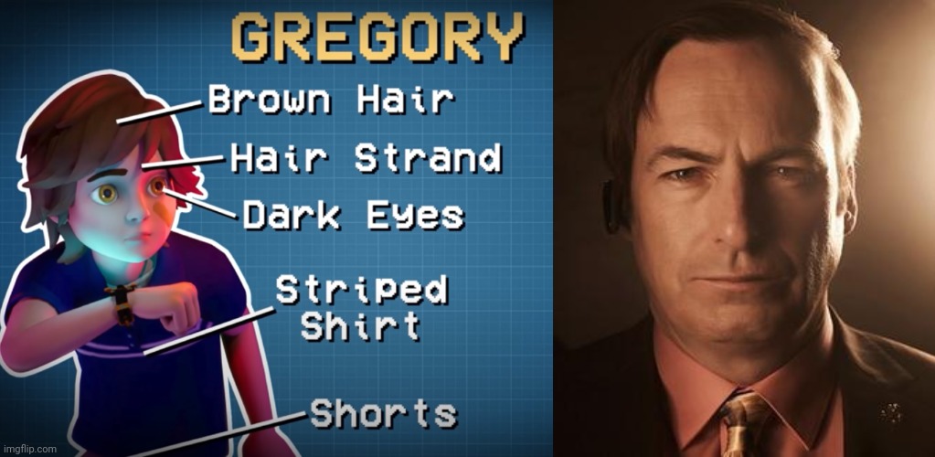 Gregory's Identity | image tagged in gregory's identity | made w/ Imgflip meme maker
