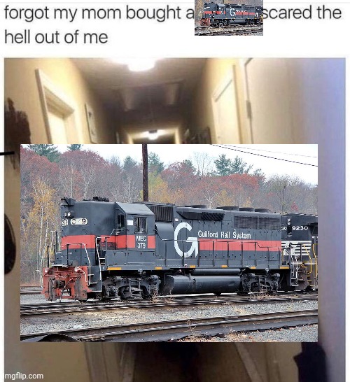 Guilford moment | image tagged in train | made w/ Imgflip meme maker