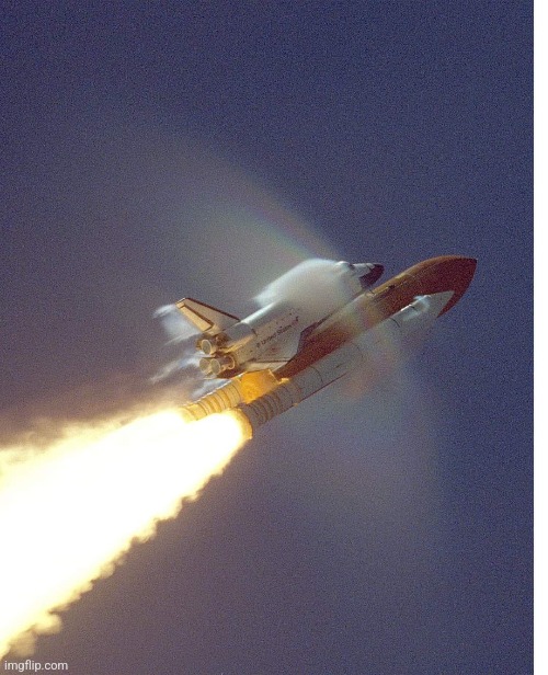 Space Shuttle Sonic Boom | image tagged in space shuttle,sonic boom,speed of sound,awesome,pic | made w/ Imgflip meme maker