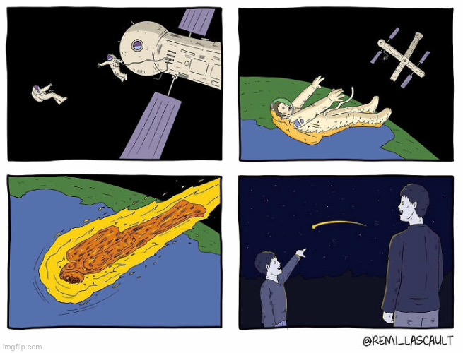 Space travel | image tagged in in space,lifeline breaks,instant death,gloden glow,comics | made w/ Imgflip meme maker
