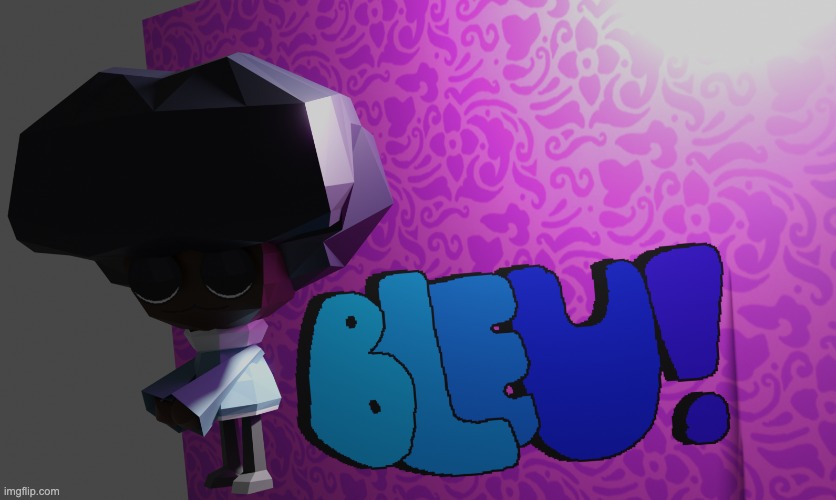 playing around with funny bleu model (gone wrong!!) (cops called!!!) | made w/ Imgflip meme maker